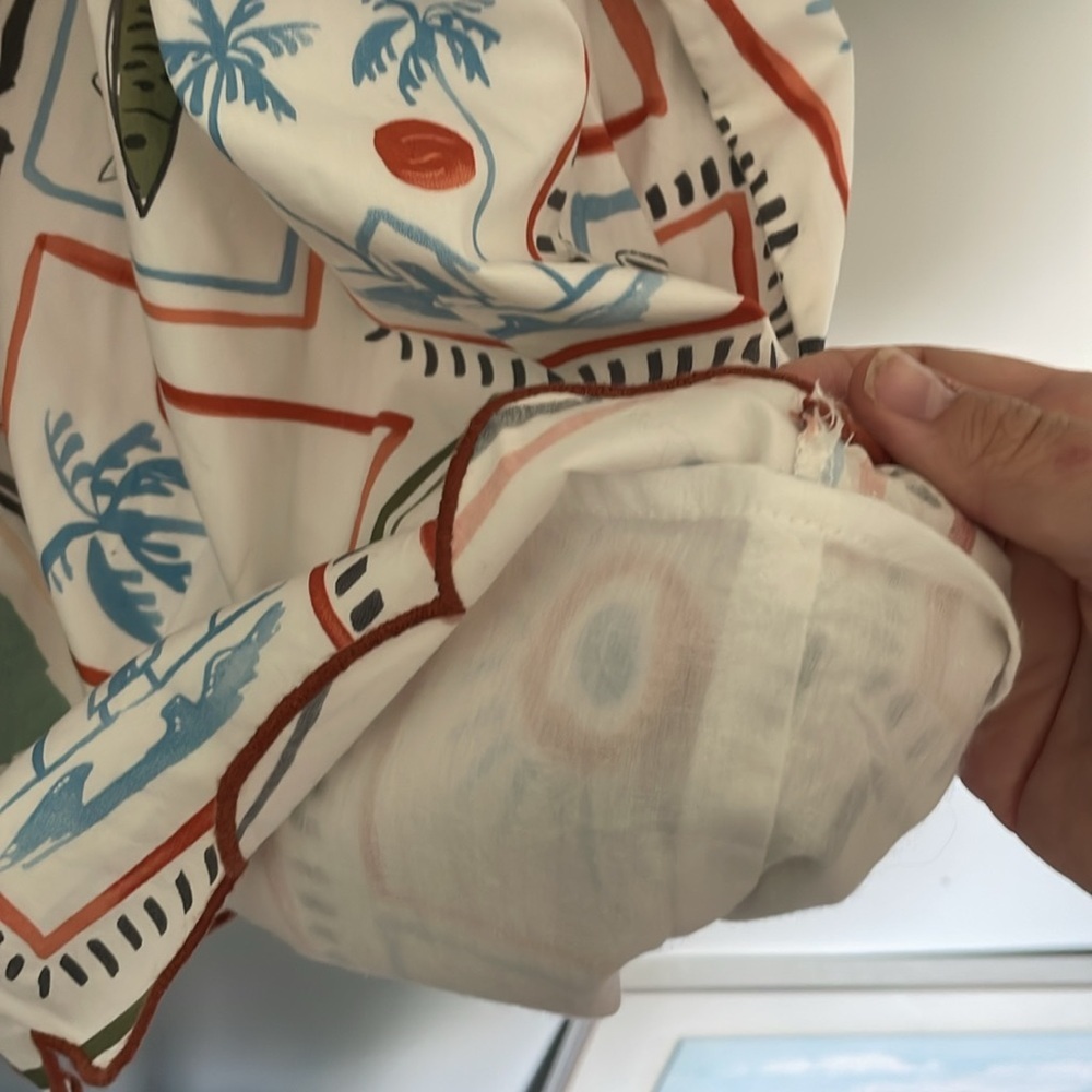Karlie capri coast novelty print seashell palm tree lobster  mini dress - Picture 8 of 12